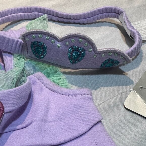 Disney - NWT - Princess sleeveless one piece dress with tiara. 3-6 months - Picture 3 of 4